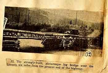 Log Bridge at Kinuseo River